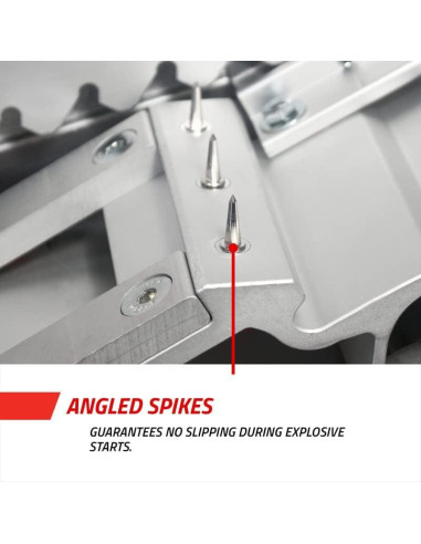 Bloques de Salida F4 Gill Athletics para Atletismo - Rojo