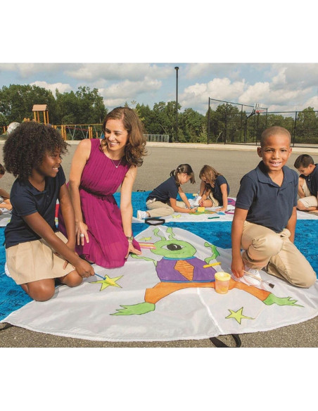 Paracaídas Color-Me S&S Worldwide 7.32m 20 asas para juegos