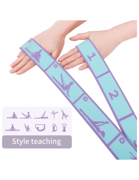 Correa de Estiramiento Ajustable Xensamy para Niños - Banda de Resistencia 8 Laos