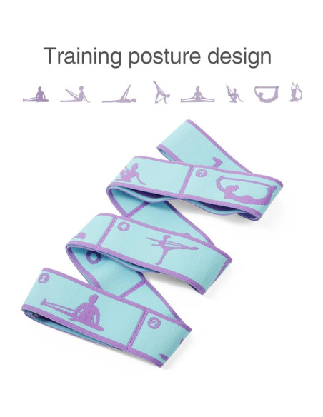 Correa de Estiramiento Ajustable Xensamy para Niños - Banda de Resistencia 8 Laos