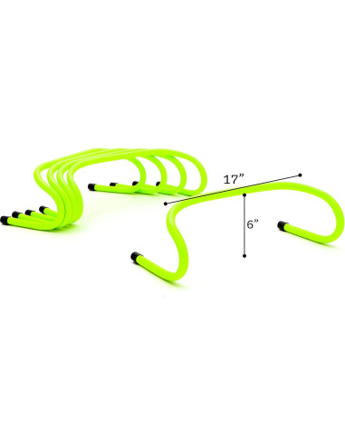Vallas de Entrenamiento de Velocidad Innovaciones Trademark 15 cm - Paquete de 5
