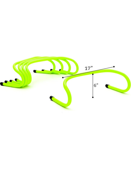 Vallas de Entrenamiento de Velocidad Innovaciones Trademark 15 cm - Paquete de 5