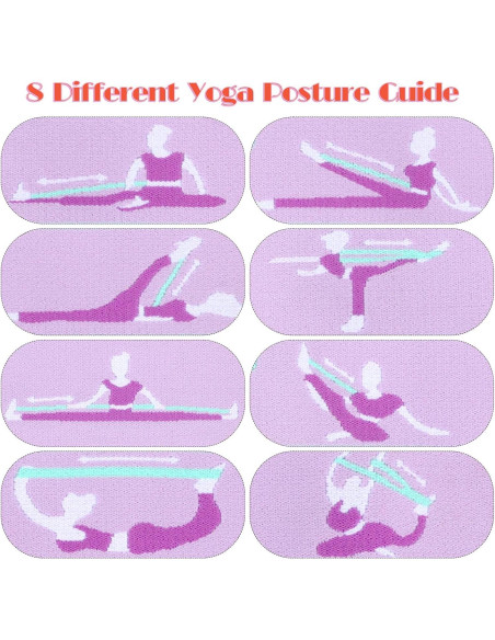 Correa de Estiramiento Elástica FNANJWQ 86 cm para Yoga y Pilates