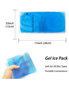 Paquete de Hielo de Gel Reutilizable HI FINE CARE - 3 Unidades 11.43 cm 2