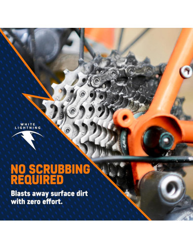 Desengrasante seco para cadena de bicicleta White Lightning 510ml