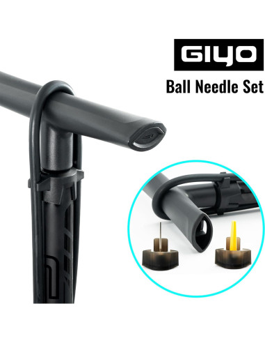 Bomba de Pie GIYO GF27 - Manómetro Doble Escala 3" - 160 PSI