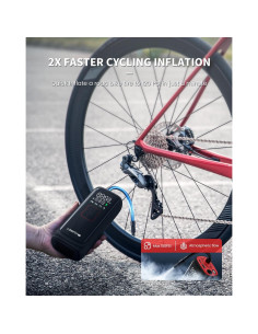 Bomba de Bicicleta Eléctrica LASFIT BM1 150PSI Inflación Rápida 2