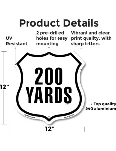 Señal de Aluminio 30.48 cm SignMission para Seguridad 2