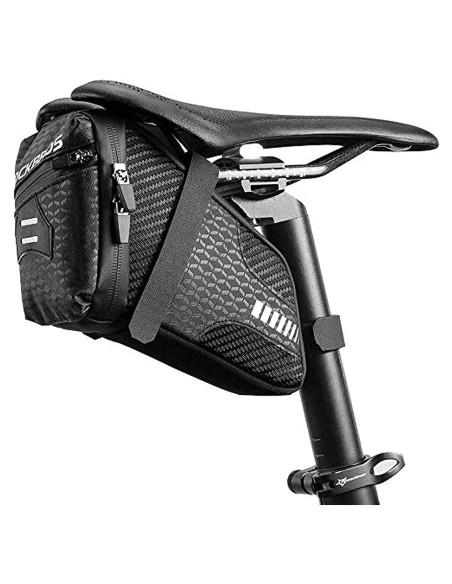 Bolsa de Silla de Bicicleta ROCKBROS 1.5L Negra - Accesorios Ciclismo
