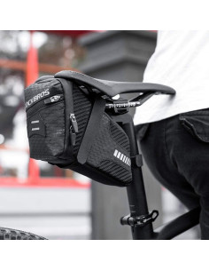 Bolsa de Silla de Bicicleta ROCKBROS 1.5L Negra - Accesorios Ciclismo 2