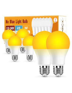 Bombillas LED Ámbar Neporal 9W 1800K Paquete de 6