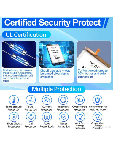 Batería Reemplazo Samsung Galaxy Note 20 Ultra 5G 4500mAh