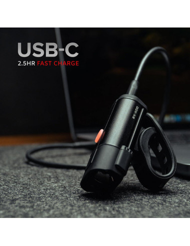 Luces LED para Bicicleta NP Night Provision BX-400 - Delantera y Trasera, 420 Lúmenes, Recargable USB-C, 12h Autonomía