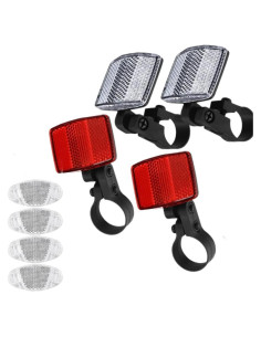 Kit de Reflectores de Seguridad para Bicicleta Wvapzwr 8 Piezas