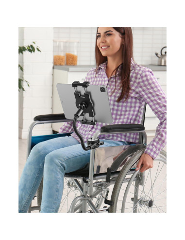 Soporte de Tablet Cuello de Ganso Woleyi 4-13" Ajustable