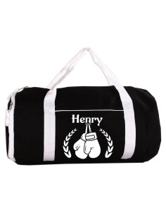Bolsa de Deporte Personalizada KishKesh Duffel Negra 45.72x25.4cm