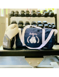 Bolsa de Deporte Personalizada KishKesh Duffel Negra 45.72x25.4cm 2