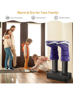 Secador de Botas Eléctrico COSTWAY 36W con Temporizador 3H 2