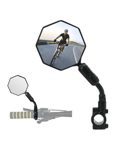 Espejo Retrovisor de Bicicleta SHEJISI MR202B-1 Ajustable 360