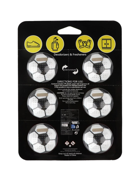 Bolas Desodorantes Naturales Knixmax para Zapatos - 6 Paquetes