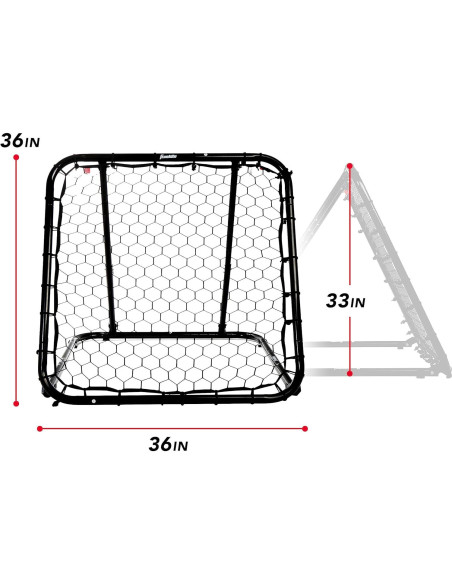 Red de Rebote Franklin Sports 0.91m para Baloncesto y Multi-Deporte