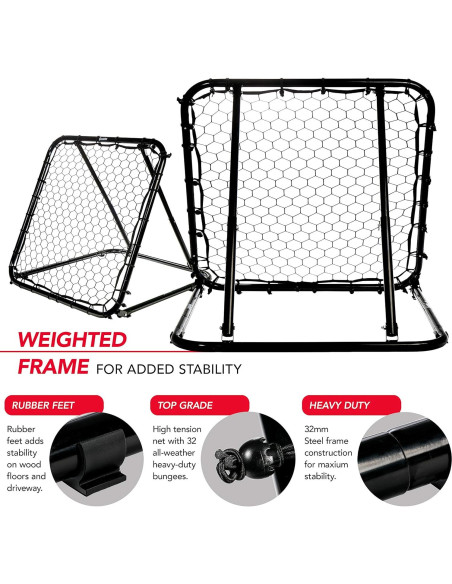 Red de Rebote Franklin Sports 0.91m para Baloncesto y Multi-Deporte