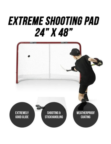 Almohadilla de Tiro de Hockey TronX 61x122 cm Resistente