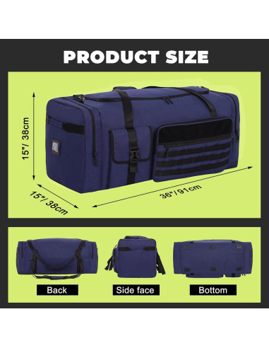 Bolsa de Deporte 130L PSL Home Azul - Resistente y Amplia