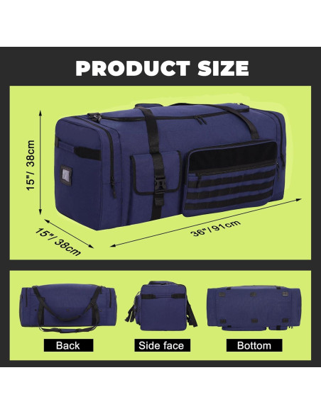 Bolsa de Deporte 130L PSL Home Azul - Resistente y Amplia