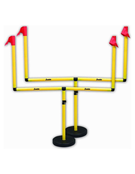 Conjunto de postes de gol de fútbol juvenil Franklin Sports - Ajustable 1.22 a 1.83 m