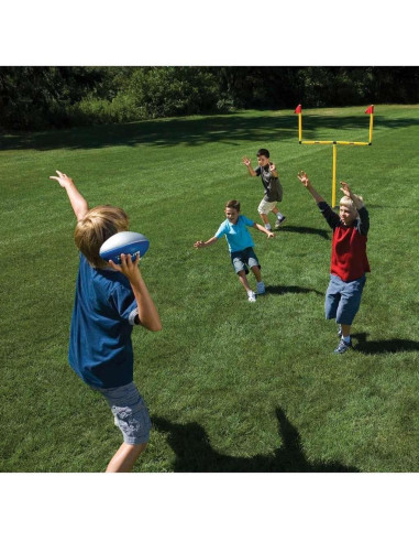 Conjunto de postes de gol de fútbol juvenil Franklin Sports - Ajustable 1.22 a 1.83 m