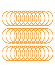 Anillos de Agilidad Deekin 40 Pcs Entrenamiento Velocidad Naranja