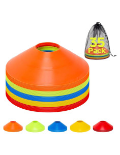Conos de Agilidad Klurent 35 PCS Multicolor para Entrenamiento