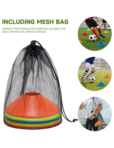 Conos de Agilidad Klurent 35 PCS Multicolor para Entrenamiento