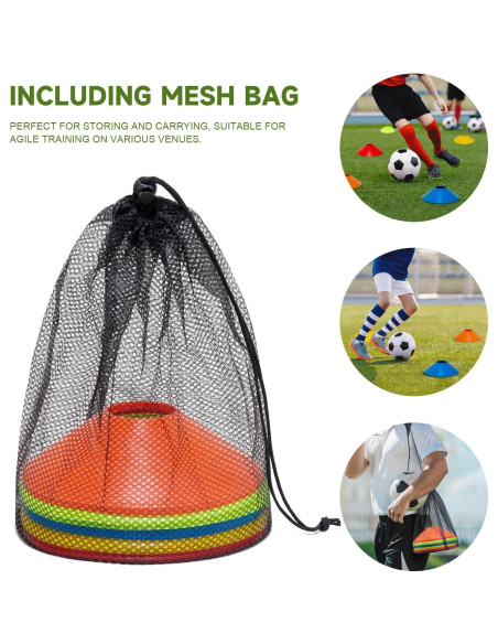 Conos de Agilidad Klurent 35 PCS Multicolor para Entrenamiento