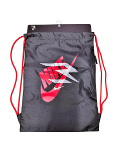 Bolsa de Cuerda Nike Unisex Negra y Roja 34x49 cm