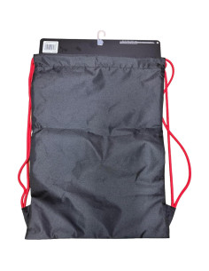 Bolsa de Cuerda Nike Unisex Negra y Roja 34x49 cm 2