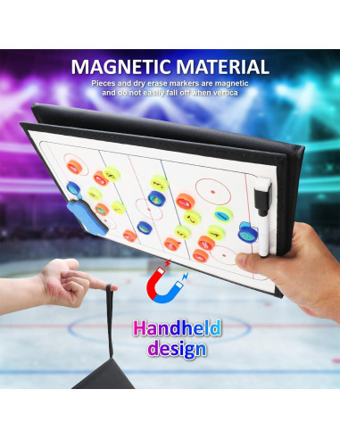 Tablero de Entrenamiento de Hockey sobre Hielo RoseFlower 53x31cm