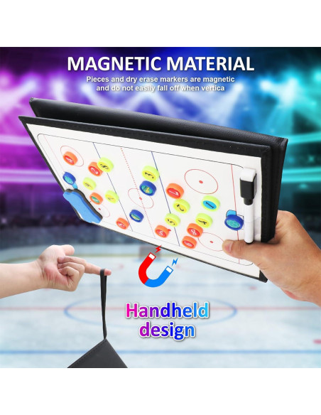 Tablero de Entrenamiento de Hockey sobre Hielo RoseFlower 53x31cm