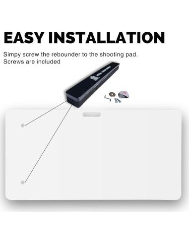 Pad de Tiro 76 x 152 cm ACE HOCKEY con Rebotador