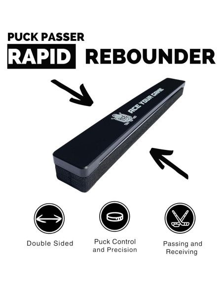 Pad de Tiro 76 x 152 cm ACE HOCKEY con Rebotador