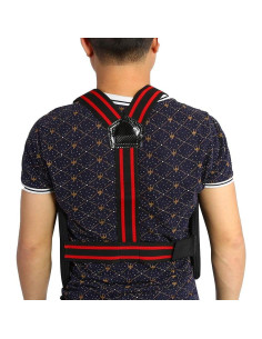 Chaleco Protector de Pecho Karate Leapiture Ajustable Negro 2