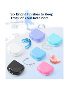 Estuche para Retenedor Ortodóntico JMU con Ventilación - 2 Pcs 2