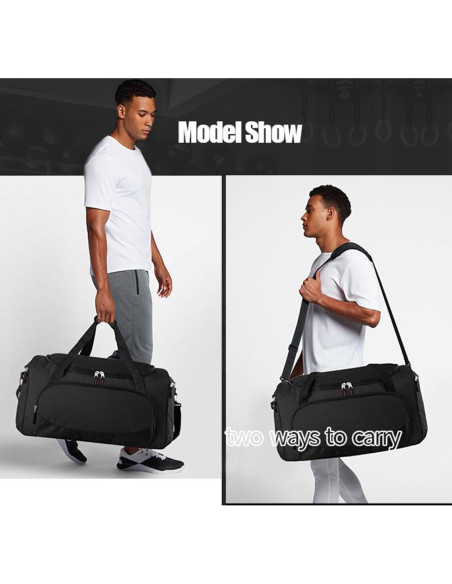 Bolsa de Gimnasio Uarition 55L para Hombres - Duffle Duradera