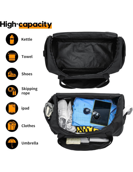 Bolsa de Gimnasio Uarition 55L para Hombres - Duffle Duradera