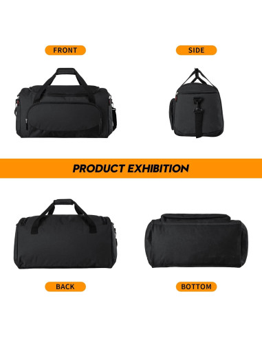 Bolsa de Gimnasio Uarition 55L para Hombres - Duffle Duradera