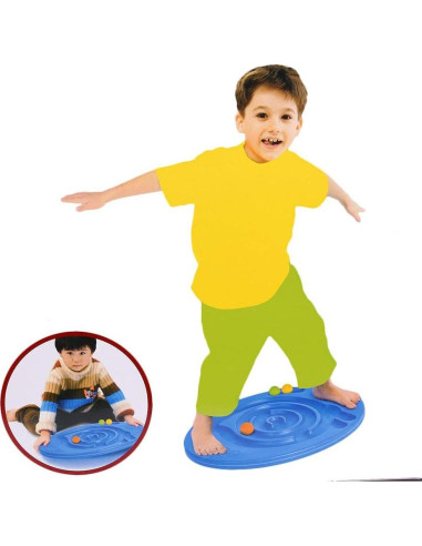 Tabla de Equilibrio Laberinto BOLLAER para Niños 53x40cm