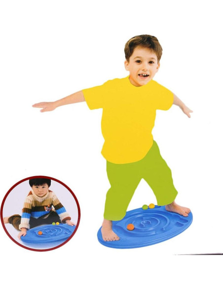 Tabla de Equilibrio Laberinto BOLLAER para Niños 53x40cm