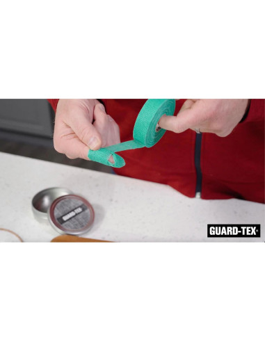 Cinta Autoadhesiva Guard-Tex Verde 1" - 12 Rollos 1080 pies