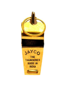 Silbato Profesional de Latón JAYCO Dorado Sonido Fuerte